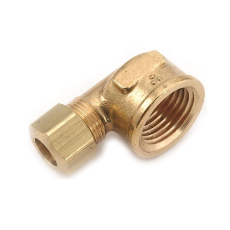 Thrifco Plumbing No. 70-C 3/8 Inch x 1/2 Inch Lead-Free Brass Compression FIP 90 El 4401394
